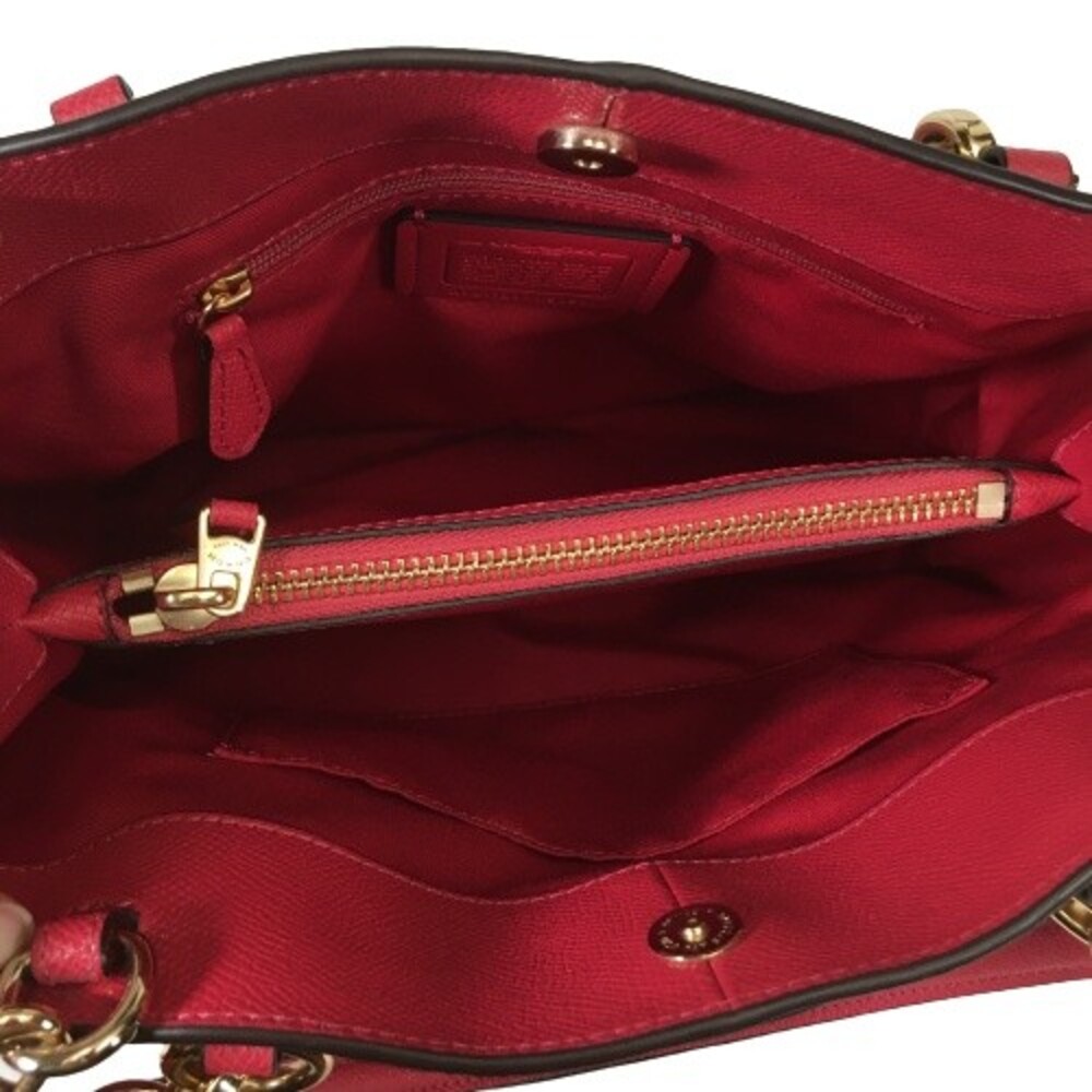 Coach F57847 Leather Minetta Crossbody Shoulder Bag Bright Pink Barbie Core $325 - Picture 7 of 16